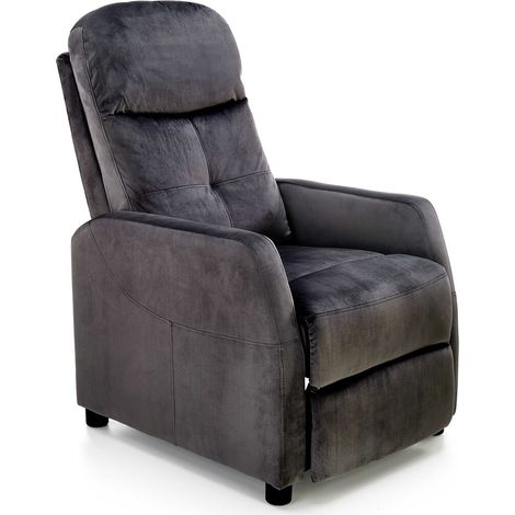 Sillón reclinable Houston 992, Negro, 103x64x84cm, Tapiz (1/5)