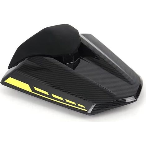 Accesorios para motocicleta: Alerón trasero/cubierta esmerilada para asiento trasero para CB 750 Hornet 2023/2024, color negro y amarillo.