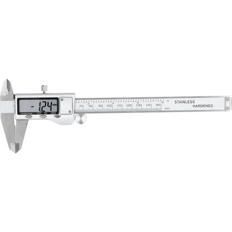 Pied à coulisse numérique électronique réglable en acier inoxydable, outil de mesure 0-150 mm (1/5)