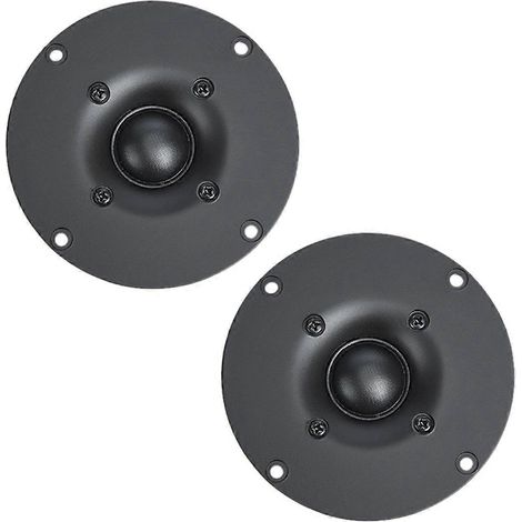 2 x 4-Zoll-HiFi-Hochtöner, 8 Ohm, 30–60 W, mit Seidenkalotte, für Heim-Audiosysteme (1/5)