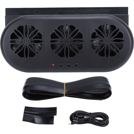 plplaaoo Ventilateur de ventilation voiture, prise USB, puissant (1/5)