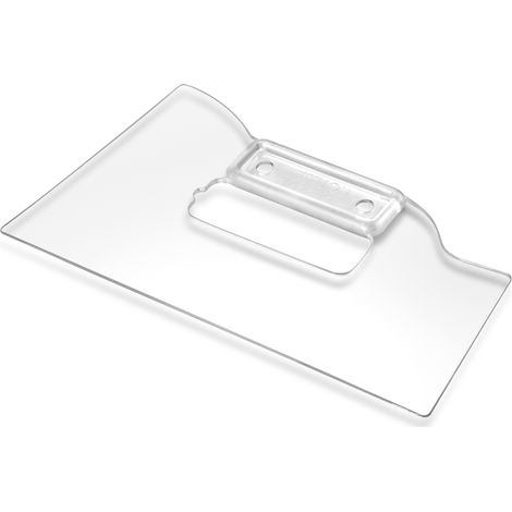 L'Outil Parfait – Couteau à enduire transparent 25 cm – Poignée rigide – Pour finition lisse sur surfaces planes – Usage professionnel (1/2)