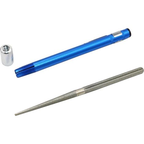 Bolígrafo afilador, 2 piezas de afiladores de cuchillos de diamante portátiles para cuchillos de sierra, tijeras, barra de afilado de diamante para facilitar su transporte.
