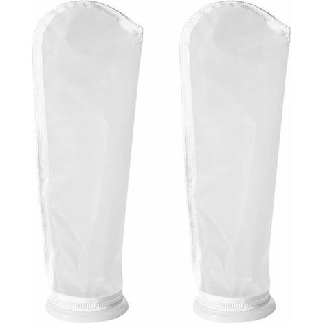 2 morceaux de filtre de réservoir d'eau, sac filtrant de filtre de réservoir d'eau, accessoires de filtre de pluie peuvent être lavés, appropriés au réservoir de poissons, au réservoir d'eau