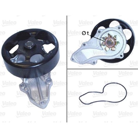 Pompe à eau, refroidissement du moteur Valeo 506810 HONDA 19200PNA003