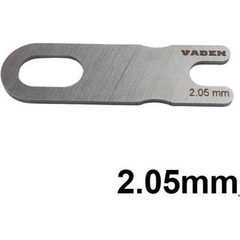 Hoja de compensador de espaciador de ajuste de inyector Volvo 2,05 mm VAD130005002