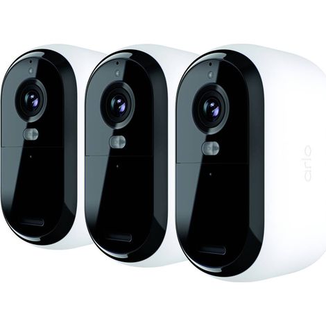Caméra de sécurité connectée - ARLO - Essential2 - Pack de 3 - Résolution 2K - Vision nocturne couleur (1/2)