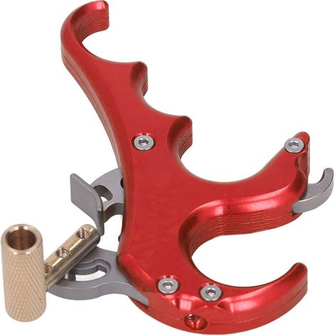 Lichtbogenabzug aus Aluminiumlegierung, einstellbare Empfindlichkeit, 4-Finger-Bedienung, rot (1/5)