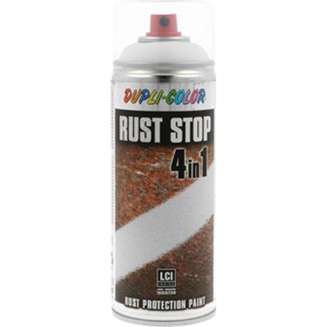Pintura antioxidante spray rust stop 400 ml ral 9010 blanco