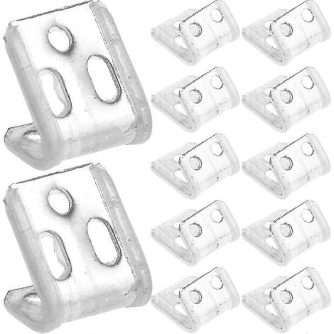 12 clips de fixation épais à 5 trous pour housse de canapé, accessoires de meubles avec vis (1/5)