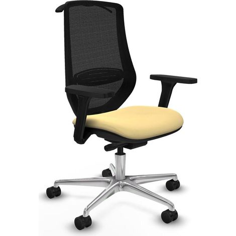 Piqueras und Crespo D086N0H Ergonomischer Bürostuhl Creme