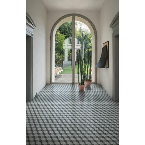 Carrelage Imitation Carreaux de Ciment D SEGNI BLEND Tappeto 10 20x20cm (1/2)