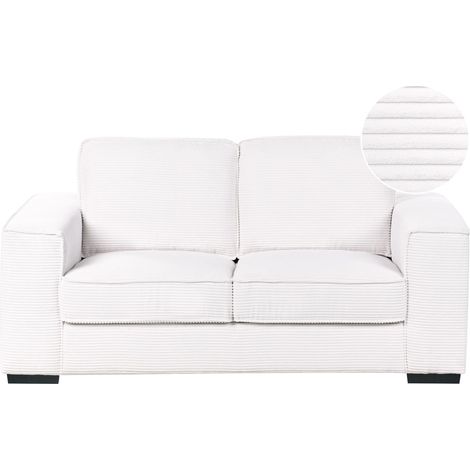 2-Sitzer VIKRAN Cord Weiß (1/5)