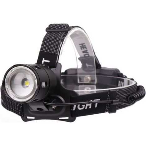 Rechargeable LED Headlamp Waterproof Zoomable Head Torch 3 Modes for Running, Camping, Fishing, Cycling (1/5)