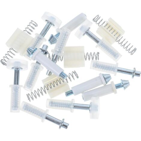 CSPARCV 16-piece sliding door hardware set, sliding door accessories, cabinet door roller, sliding door guide for motorhomes