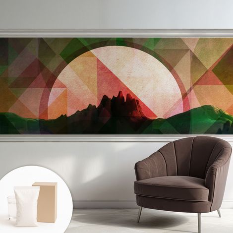 Carta Da Parati - Fotomurale In Vlies - per Decorazione pareti - Per La Cucina Camera Da Letto Per La Soggiorno colline pittoresche 250x104 cm (1/5)
