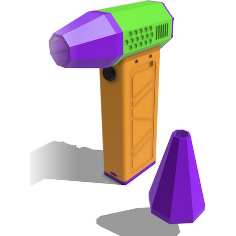 Tragbarer Jetventilator, 140.000 U/min, Windgeschwindigkeit 64 m/s, bürstenloser Motor, Hochleistungs-Turboventilator, effiziente Tastaturreinigung