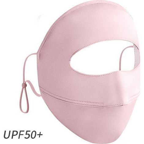 Masque pour le visage UV Protection solaire, visage UV Face couvrant UPF 50+ femmes Protection solaire Masque face masque réutilisable pour courir à l'extérieur (1/5)