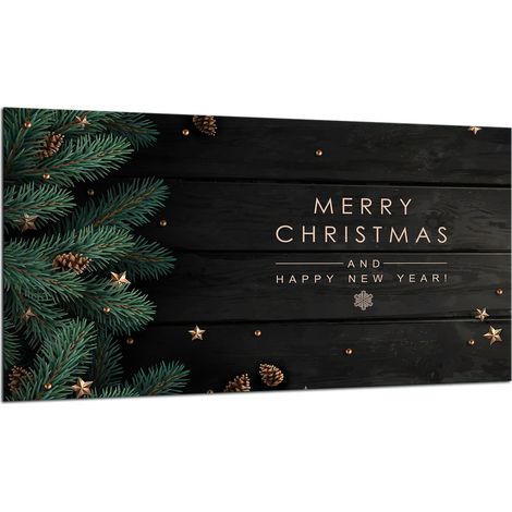 GLASSCHUTZPLATTE FÜR HERD 90X52 WEIHNACHTEN (1/5)
