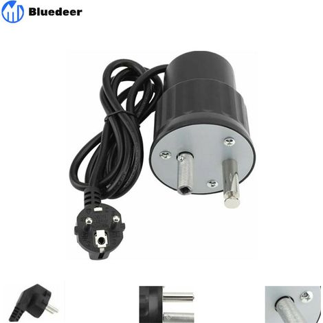 Moteur électrique pour tourne-broche barbecue – Aluminium – Charge maximale 24kg – Vitesse variable 2 tr/min – Idéal pour pique-nique