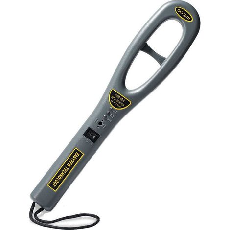 Détecteur de Métaux,main-Détecteur Métaux Portable avec Haute Sensibilité pour occasions importantes,métro, parc, gris, une pièce, Lilaris (1/5)