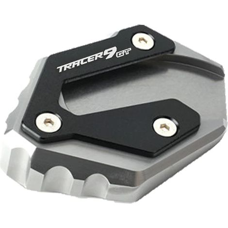 (GRIS) Accessoires TRACER 9 GT : Béquille latérale CNC pour moto, extension et support compatibles avec Yamaha TRACER 9GT 2021 et 2022 maxpower (1/4)