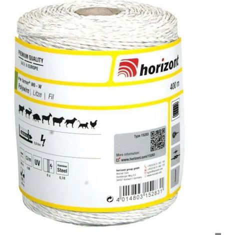 Filo recinzione elettrica Horizont w6 6 conduttori 400 m