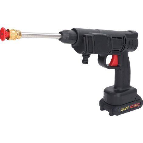 Nettoyeur Haute Pression sans Fil, Léger 4L/min 450PSI 100-240V Portable Nettoyeur Haute Pression Filtre Efficace Puissant Nettoyeur de Voiture à Batterie (Prise UE) (1/5)