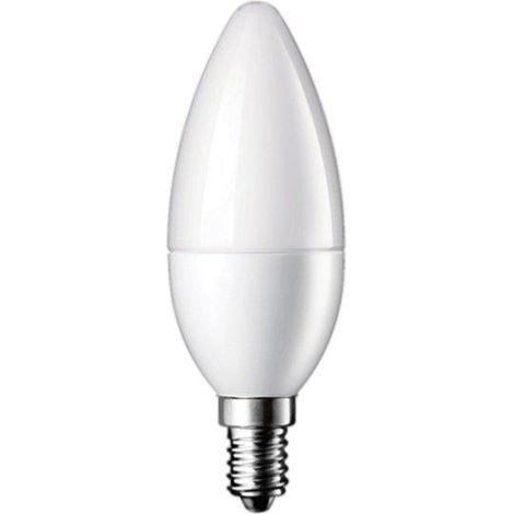 Ampoule E14 LED 6W 220V C37 180° Dimmable - Unité / Blanc Neutre - SILUMEN (1/4)