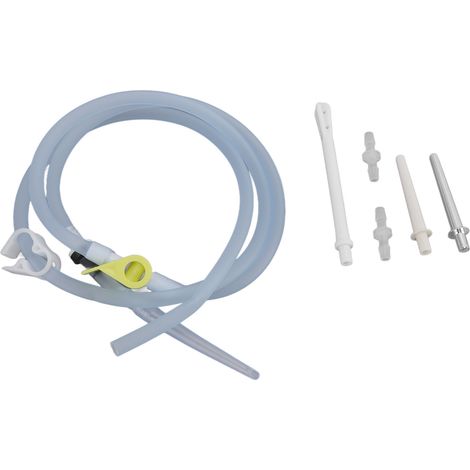 Tuyau de lavement en silicone souple, brillant et inodore, 1,5 m pour nettoyage profond, compatible avec seau à lavement
