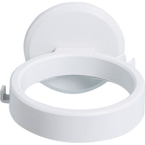 1 Stück (Weiß) Fönhalter, Wandmontierter Fönhalter, Fönhalter ohne Bohren, für Badezimmer und Toiletten (1/5)