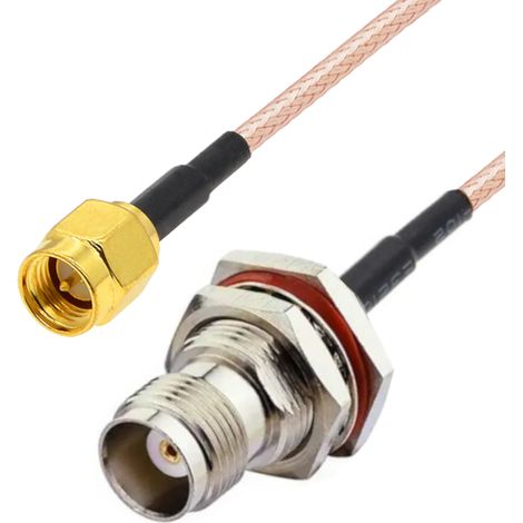 Cavo di prolunga con connettore SMA / presa TNC RG316, lunghezza 30 cm.