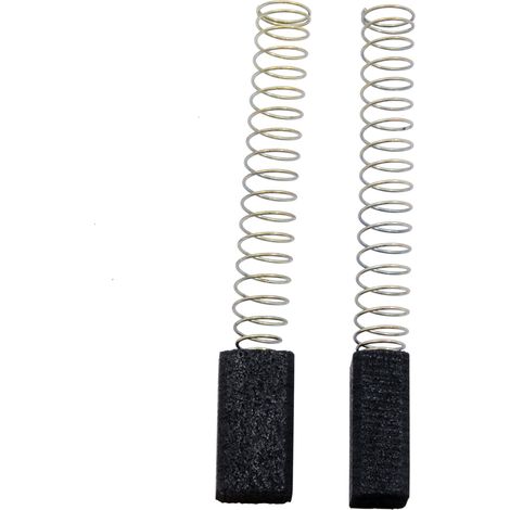 Balais de Charbon pour Black & Decker Coupeuse/Scie P6304 - 6x8x15mm (1/2)