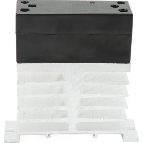 Relais CC avec dissipateur thermique, module de relais de puissance à semi-conducteurs, entrée 3-32 V, sortie 5-220 V (1/5)