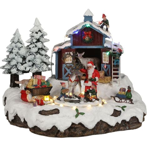 Luville Village de Noël Multicolores H20xl21xL23.5cm