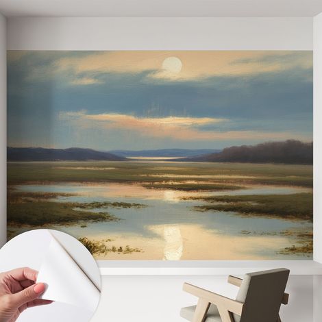 Carta da parati autoadesiva - fotomurale - decorazione parete - murale - adesivo da muro - Paesaggio suggestivo 152x104 cm (1/5)