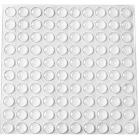 Türstopper aus Gummi, 200 Stück, Wandmontage, Türpuffer, wiederverwendbares Material, transparente, selbstklebende, stoßdämpfende Füße zum Schutz von Wänden und Möbeln (10 × 3 mm) - Crezuo