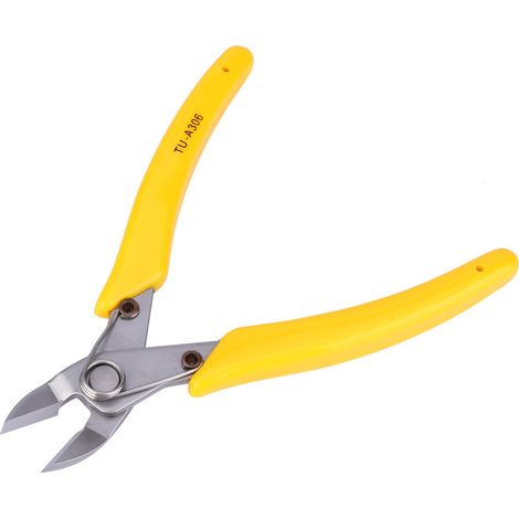 Coupe-câbles de 15 cm (6 pouces), outil professionnel et ultra-résistant pour couper les fils électroniques. (1/5)