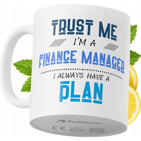 Lustige Kaffeetasse mit witzigem Textdesign für Finanzmanager – ideal für Geburtstage, Namenstage und Feiertage. Hochwertige Tasse für besondere Anlässe im Homeoffice oder Büro. Farbe: Weiß, 330 ml.