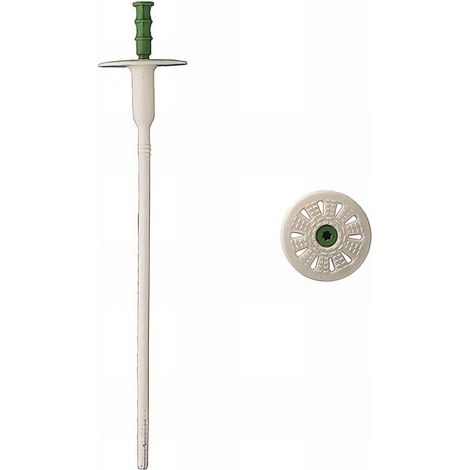 100 fixations d'isolant polyvalente à visser 8 x 295 mm