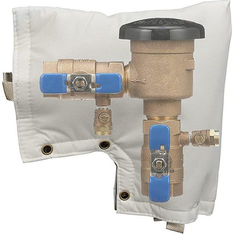 Housse d'hiver isolante pour clapet anti-refoulement d'irrigation, 30,5 cm x 33 cm, protection neige et soleil (1/5)