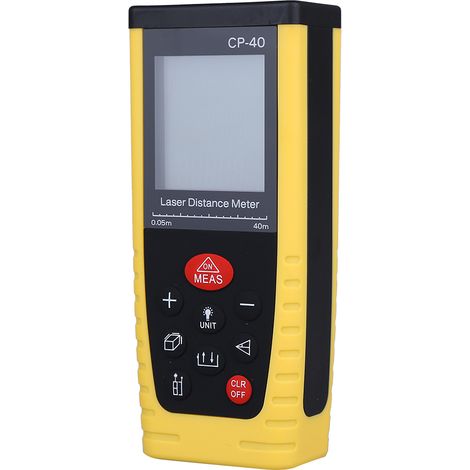 Medidor de distancia láser digital IR portátil y preciso, medición compacta, telémetro de 40 m (1/5)