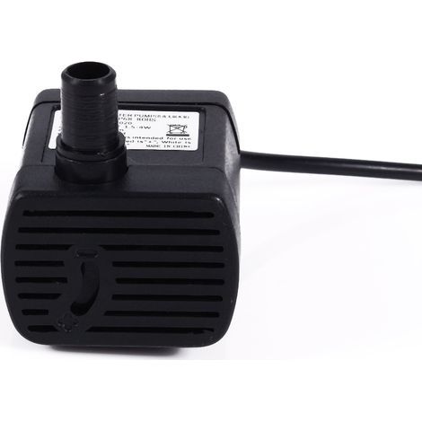 Brushless DC 6V 2W Micro Pompe à Eau Submersible avec Prise USB Solaire Ultra-Silencieux Mini Brushless Pompe De Refroidissement à Eau pour Fontaine Aquarium Circulation (1/5)