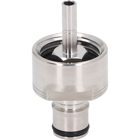 Bouchon carbonateur en acier inox pour bouteille soda et fût - adaptateur brassage bière maison (1/5)