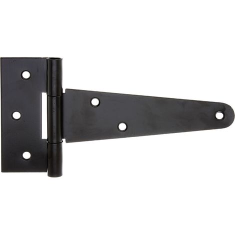 Charnières anglaises – 148 mm en acier laqué noir – set de 25 pièces avec axe détaché et trous de vis fraisés – Marque (1/2)