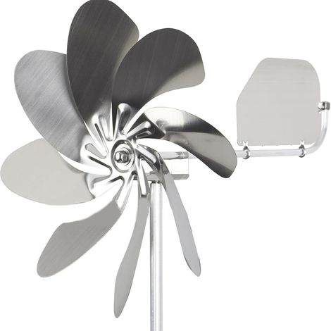 Dekorativer Windmühlenhof aus Metall für den Außenbereich, rotierende kreative Windmühlen-Gartenschaukel aus Eisen (1/5)