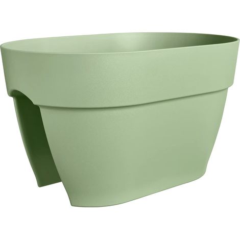 elho® Vibia campana Geländerkasten Flower Bridge Pistaziengrün 40 cm - Kunststoff