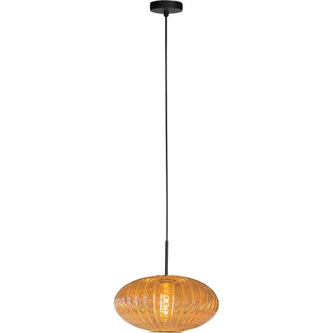 Mexlite - lámpara colgante - HaloSwap - ámbar - vidrio - Ø 30cm - (1/3)