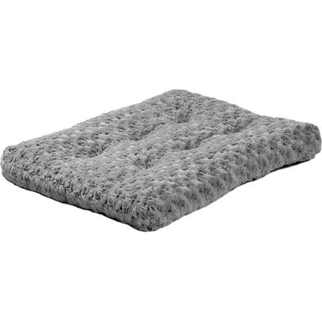 Pet bed, 60.9 cm, wavy pattern, grey, non-slip surface, for cage (1/5)
