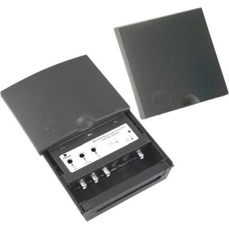 Amplificateur RF - Triax - MFA 656 - Préamplificateur 3 entrées - LTE 700 MHz - RAL 7016 (1/4)